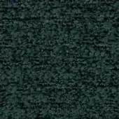 Teal fabric swatch with granular texture, horizontal striations, and matte finish; label reads "swan > fabric (f) > f 968 27".